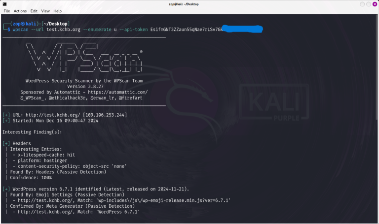 Melakukan Brute Force WordPress Dengan WPScan